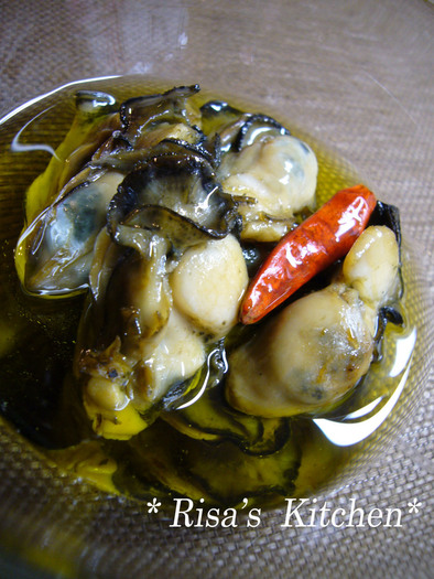 牡蠣のオイル漬け✿オイスターソース風味の写真