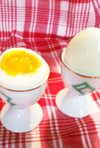 ビタミンDの吸収率がよい，半熟卵の作り方