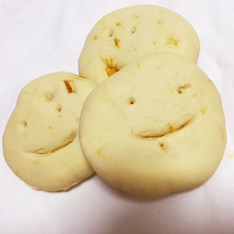 オリーブオイルで☆オレンジのクッキーの画像