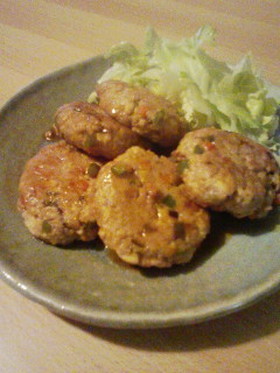 お豆腐入りつくねのさっぱり焼き