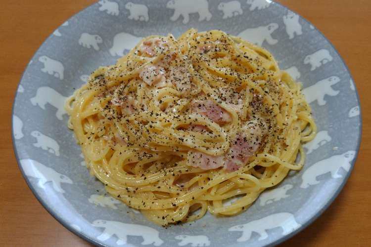 フライパンひとつ簡単パスタ カルボナーラ レシピ 作り方 By すまくっく クックパッド 簡単おいしいみんなのレシピが360万品