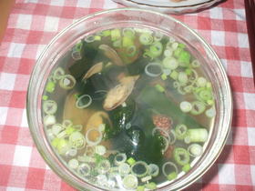 アサリのスープ