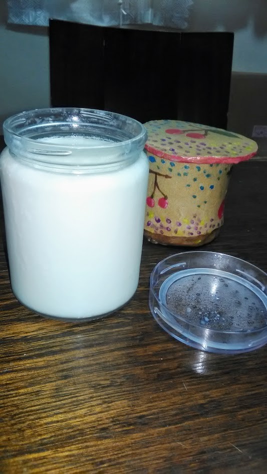 アーモンドミルクのカスピ海ヨーグルトの画像