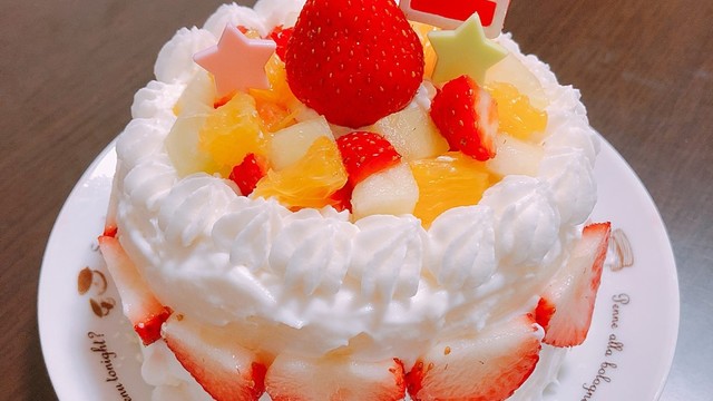 １歳 初めてのバースデーケーキ 誕生日 レシピ 作り方 By クック080ska クックパッド 簡単おいしいみんなのレシピが354万品