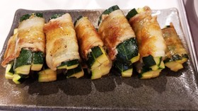 夏に最高!ズッキーニの豚大葉巻き