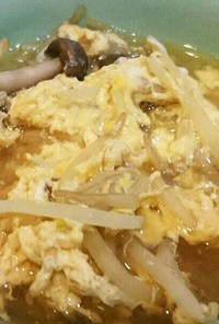 モヤシの玉子とじ(食べるスープ)
