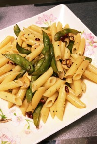枝豆とペペロンチーノパスタ