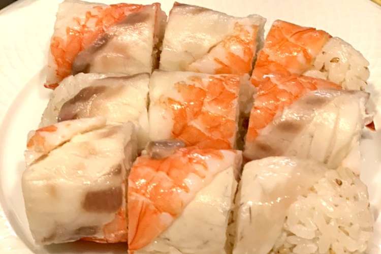エビとスズキの棒鮨 レシピ 作り方 By ナピト クックパッド 簡単おいしいみんなのレシピが356万品