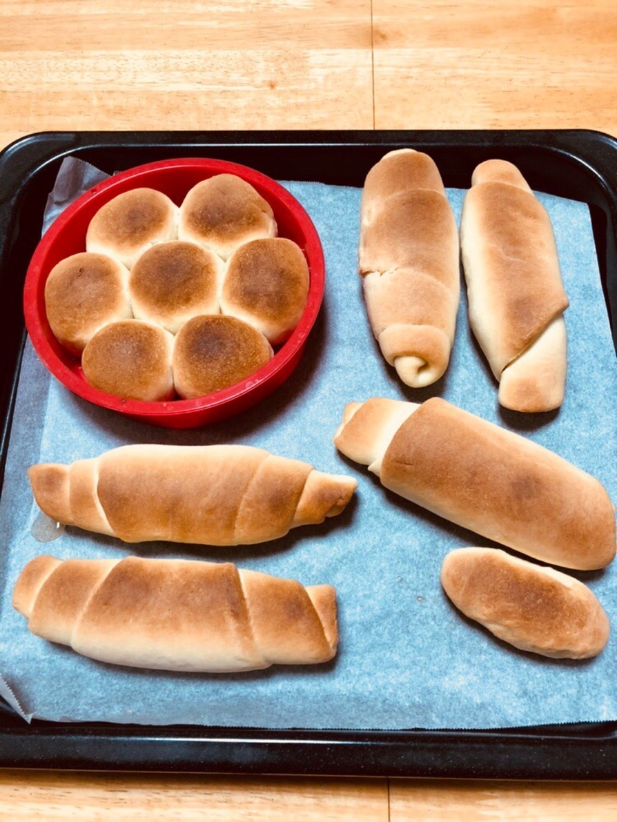 簡単手作りパン ☆シンプル料理の画像