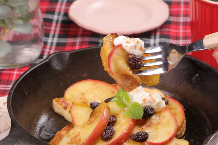 りんごのふわふわ フレンチトースト レシピ 作り方 By Dグルメ クックパッド