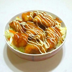 照り照り〜!お肉柔らか♡鶏の甘酢あん丼 照り照り〜!お肉柔らか♡鶏の甘酢あん丼