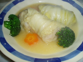 ロール白菜クリーム風味。