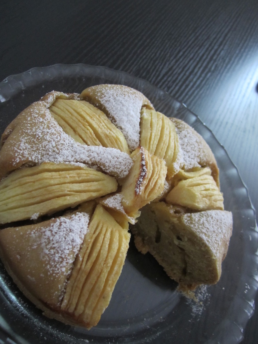 りんごケーキ・ドイツ☆卵1個　バターなしの画像
