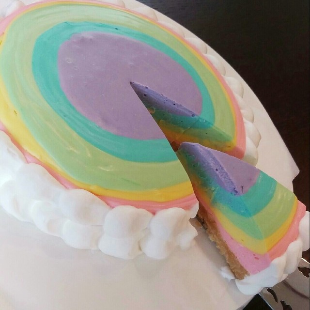レインボーレアチーズケーキ レシピ 作り方 By こぶたちゃんママ クックパッド 簡単おいしいみんなのレシピが366万品