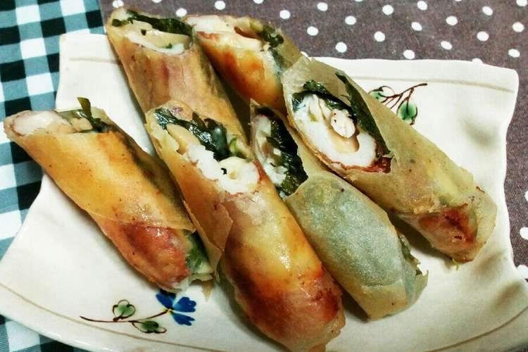 残り物春巻き 筍の煮物 チクワ大葉チーズ レシピ 作り方 By まぶたん クックパッド 簡単おいしいみんなのレシピが359万品