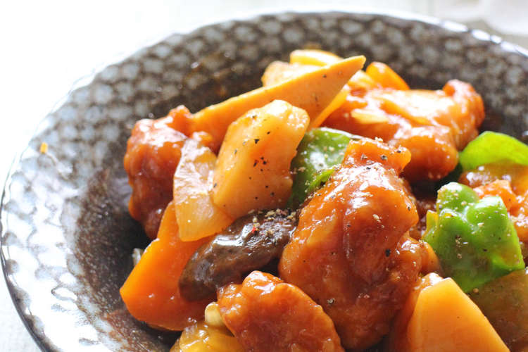 簡単 たれが美味し い 酢鶏 酢豚 レシピ 作り方 By ｱﾄﾘｴ沙羅 クックパッド 簡単おいしいみんなのレシピが376万品
