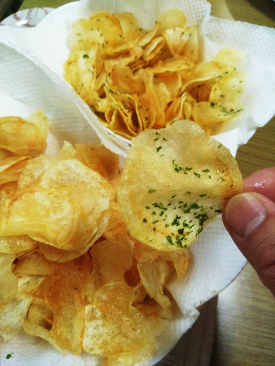 じゃが芋大量消費にパリッ♪ポテトチップスの画像