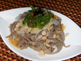 金のごまだれ蕎麦♪