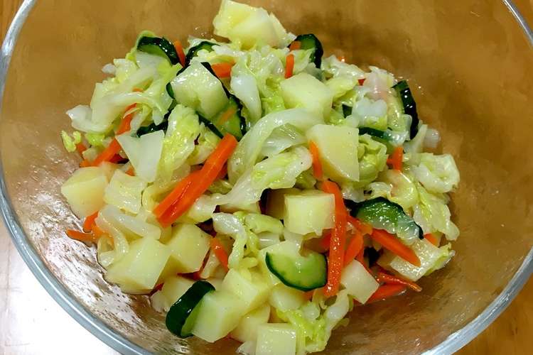 大人の給食 じゃがいも入りゆで野菜 レシピ 作り方 By 栄養士のアリス クックパッド 簡単おいしいみんなのレシピが375万品