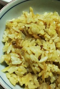新生姜となめ茸の炊き込みご飯