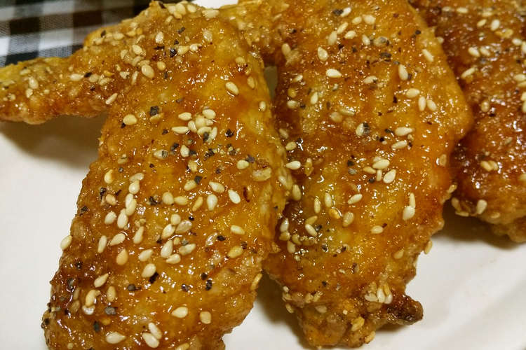 名古屋風手羽先の唐揚げ レシピ 作り方 By ３１０３ クックパッド 簡単おいしいみんなのレシピが352万品