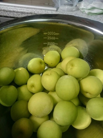 梅シロップを蜂蜜で…(リンゴ酢入り)の写真