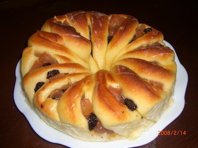 ケーキ風♥アップルパン♥の写真