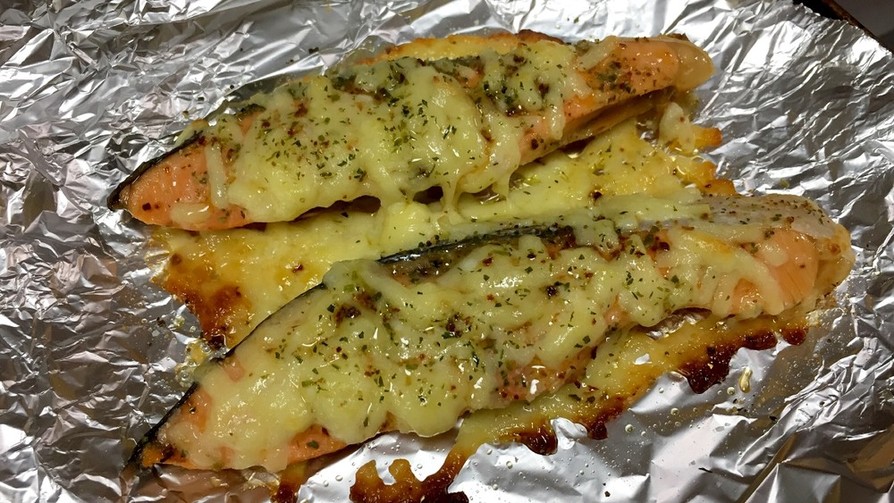 トースターで！クレソル鮭チーズ焼きの画像