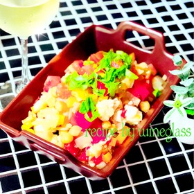 真鯛で野菜たっぷりイタリアン