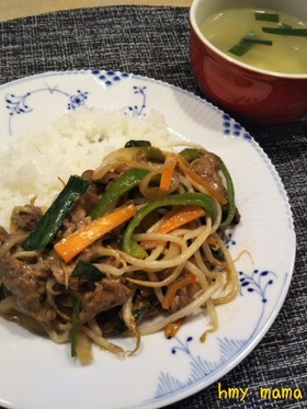 簡単!牛肉のせご飯
