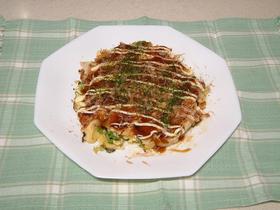 カルシウムたっぷりお好み焼き