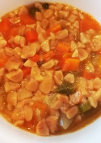 離乳食:納豆と魚と野菜のトマトスープ