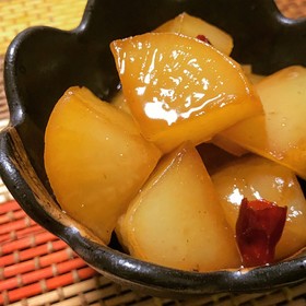 簡単!朝食、節約に◎大根と蒟蒻の甘辛煮
