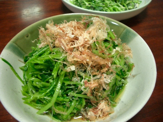 シャキシャキ壬生菜のお浸しの画像