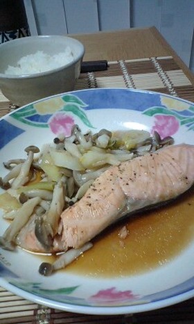 超!簡単!鮭のお手軽酒蒸し