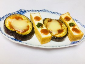 なすと厚揚げの田楽風