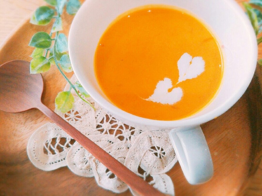 全部飲み干したいかぼちゃのスープ♡の画像
