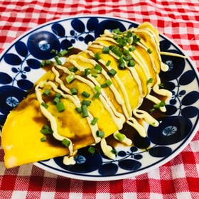 簡単節約♪もやしとキャベツのとんぺい焼き