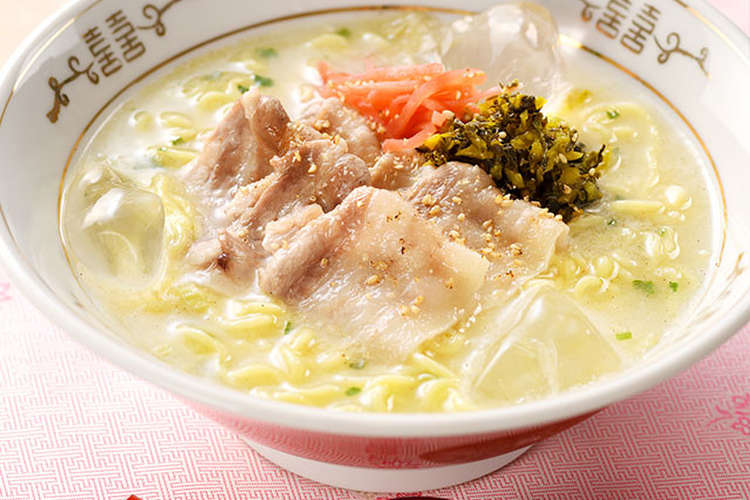 冷やし博多とんこつラーメン レシピ 作り方 By サッポロ一番 クックパッド