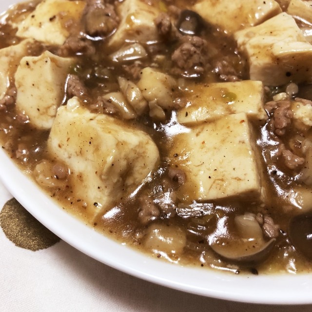 不思議な辛さ ヒバーチ麻婆豆腐 レシピ 作り方 By ただとも クックパッド