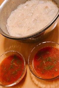 冷製トマトつけ麺
