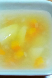 野菜とささみのスープ