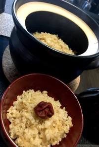 煎り玄米をふっくら柔らかく炊く方法