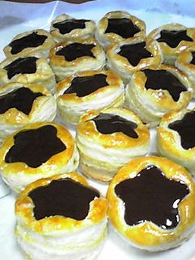 バレンタインに、サクサク簡単チョコパイ♪