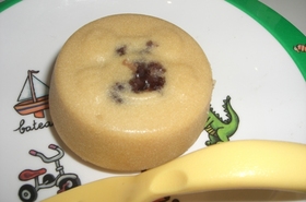 アレルギーっ子に♪100%米粉の蒸しパン