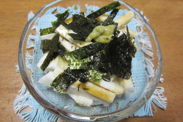 山芋のわさび醤油和え レシピ 作り方 By Match クックパッド 簡単おいしいみんなのレシピが352万品