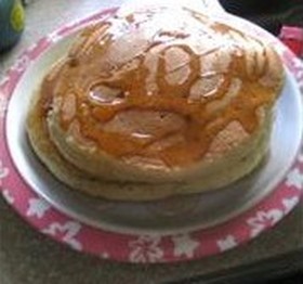 (´ー`)節約?卵がなくてもホットケーキ
