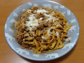 フライパンひとつ簡単パスタ ボロネーゼ