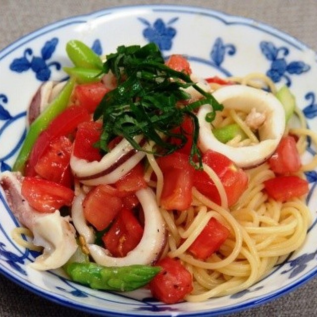 剣先イカの冷静パスタ レシピ 作り方 By うおいち クックパッド 簡単おいしいみんなのレシピが356万品