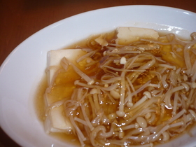 簡単!✿豆腐とエノキのほっこりあんかけ✿